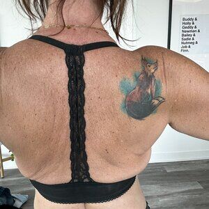 Victoria Secret, Tshape, black lace bra, 32DD